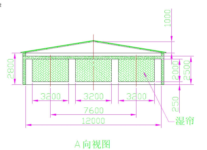 我的蛋鸡舍平面图